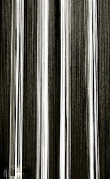 Fadenvorhang Schwarz-Weiß 150 cm x 250 cm
