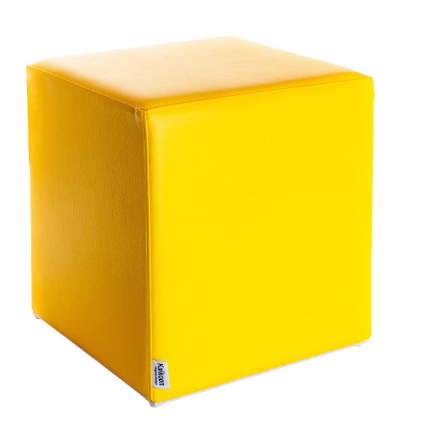 Sitzwürfel Gelb Maße: 43 cm x 43 cm x 51 cm