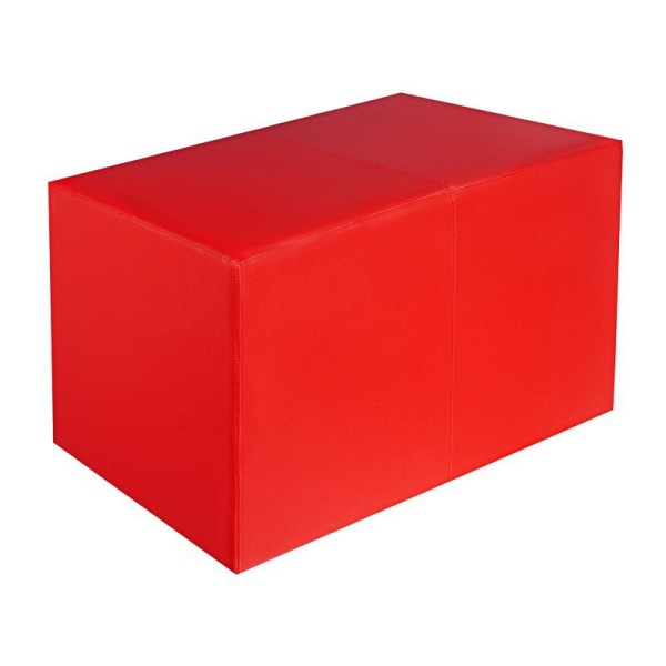 Sitzbank rot Maße: 85 cm x 43 cm x 48 cm