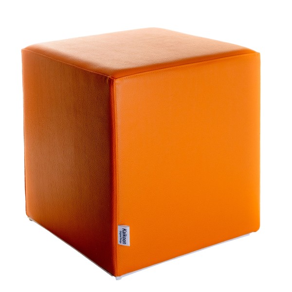 Sitzwürfel Orange Maße: 35 cm x 35 cm x 45 cm