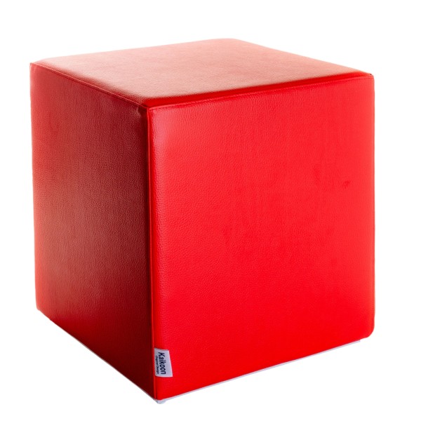 Sitzwürfel Rot Maße: 43 cm x 43 cm x 51 cm